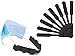 EVGLOW Mask Strap ExtenderAntiTightening Mask Holder Hook Ear Strap 2020 Update 8PCS Black - Image 1