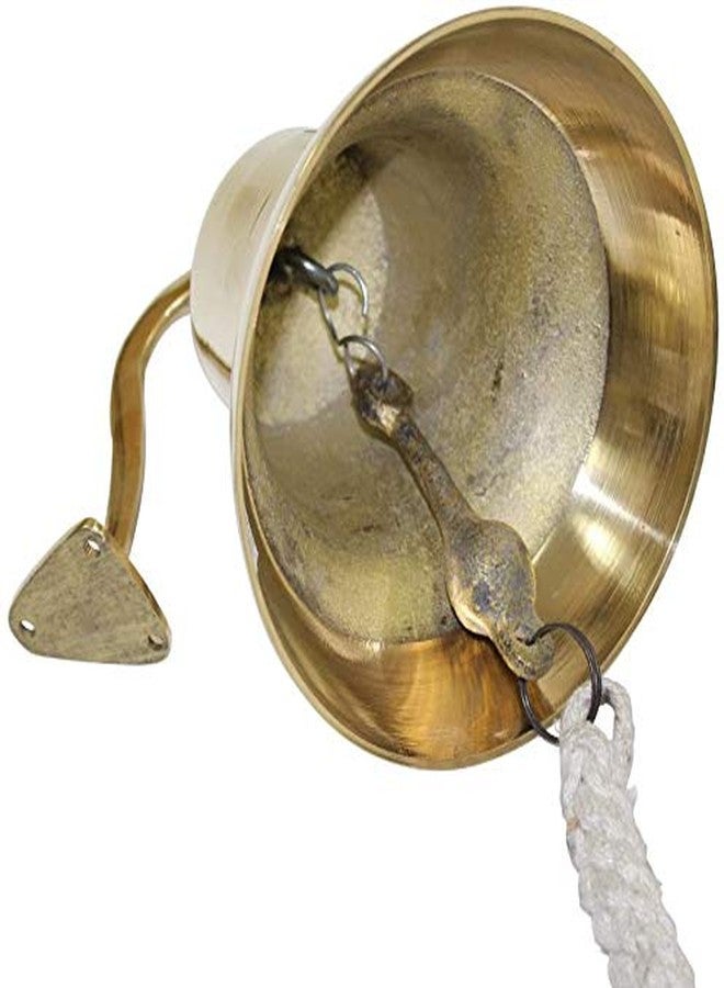 THOR INSTRUMENTS Solid Brass Traditional Ship Bell Wall Mounted Us Navy 6" Indoor/Outdoor Home Bars Rustic Vintage Home Decor Gifts - Image 3