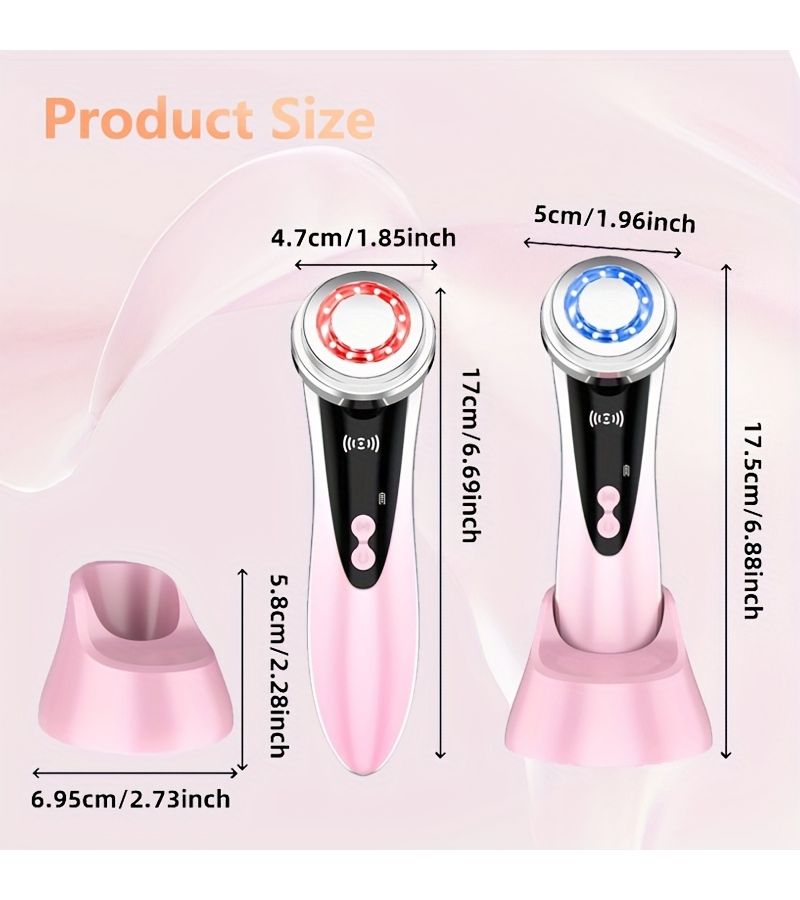 Golden 4 Mode Electric Facial And Neck Massager For Women Home Skin Care - Image 2