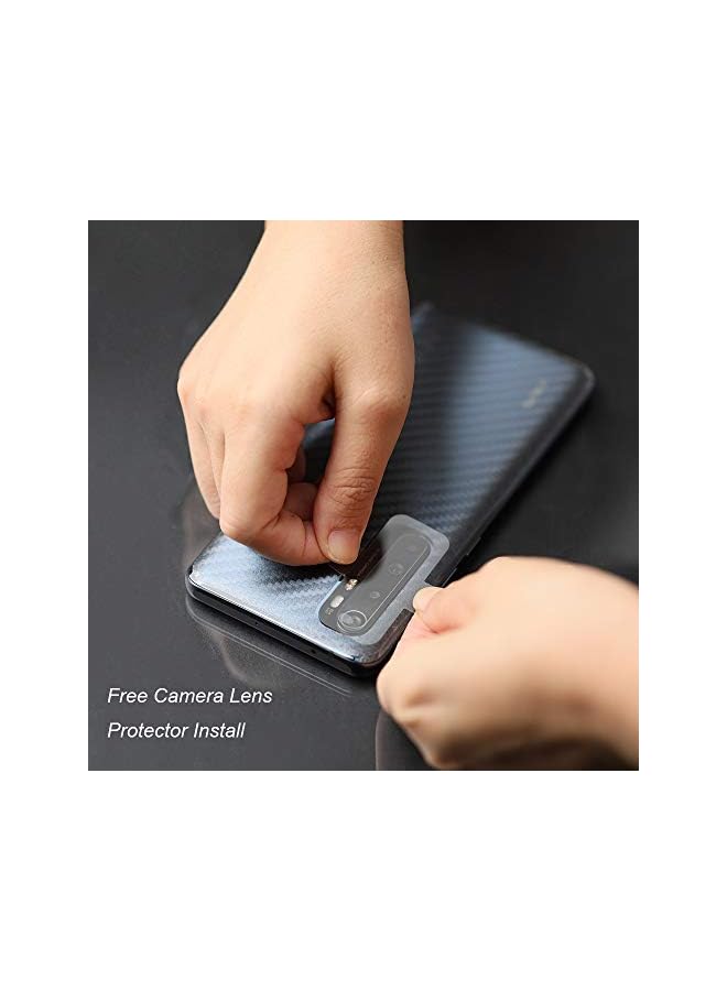 Ibywind Carbon Fiber Screen With Camera Lens Protector For Mi Note 10 Lite Pack Of 2 - Image 4
