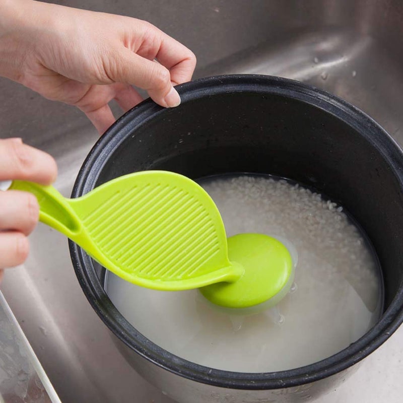 CONNECTWIDE CONNECTWIDE Plastic Stirrer Practical Kitchen Utensils Tools kitchenware wash Rice Stirrer Mixer Color May Vary  - Image 3