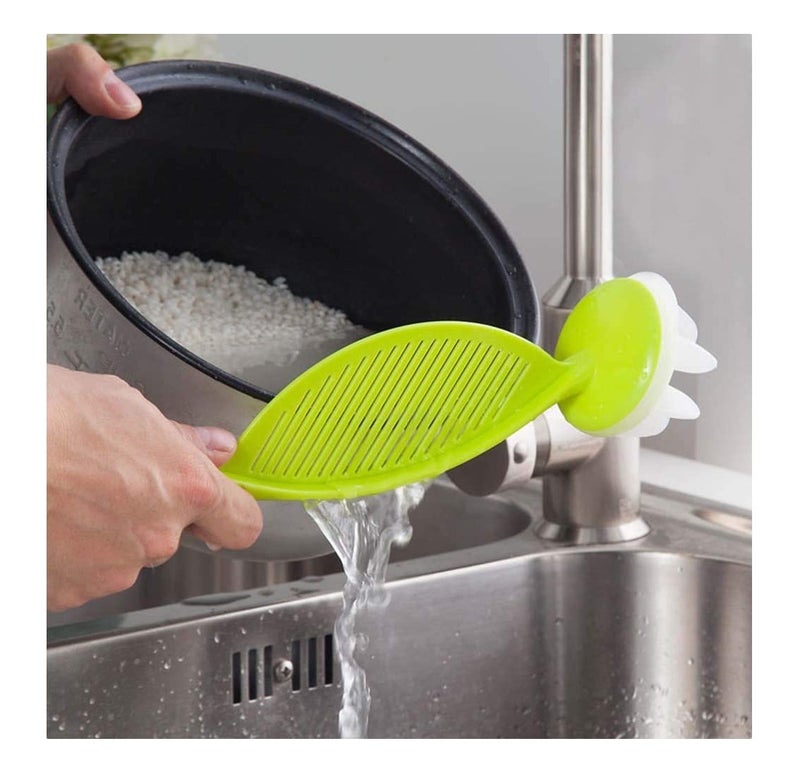 CONNECTWIDE CONNECTWIDE Plastic Stirrer Practical Kitchen Utensils Tools kitchenware wash Rice Stirrer Mixer Color May Vary  - Image 2