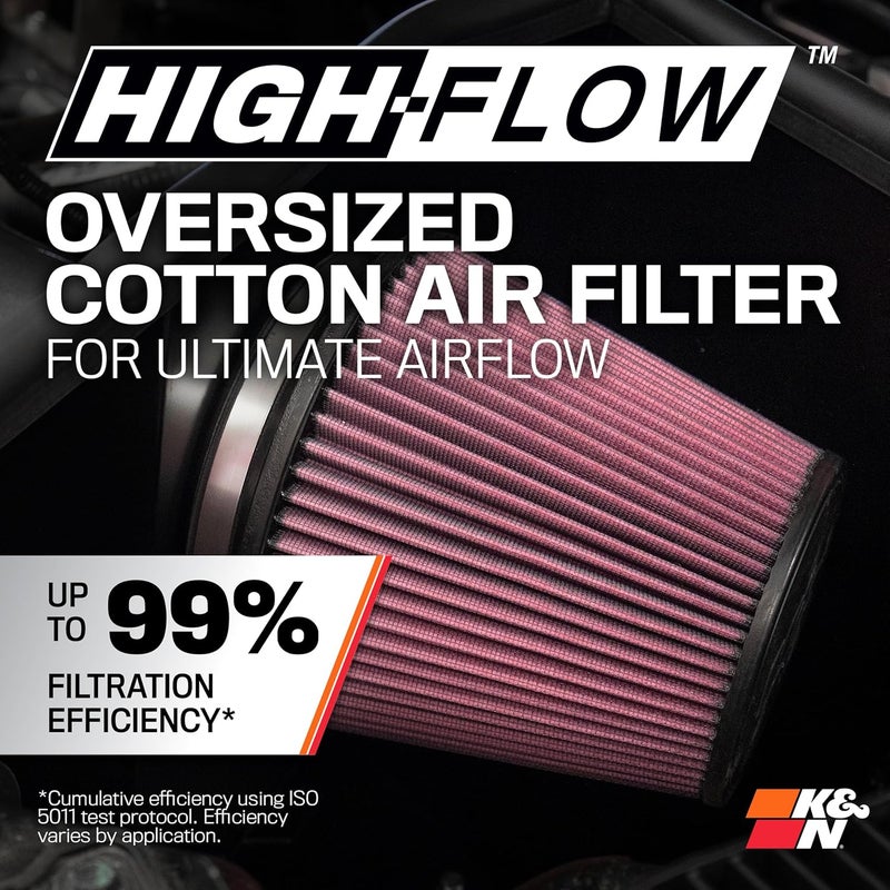 K&N Cold Air Intake Kit for 2005-2019 Dodge/Chrysler V8 Engines - Increases Horsepower up to 12HP - Image 4