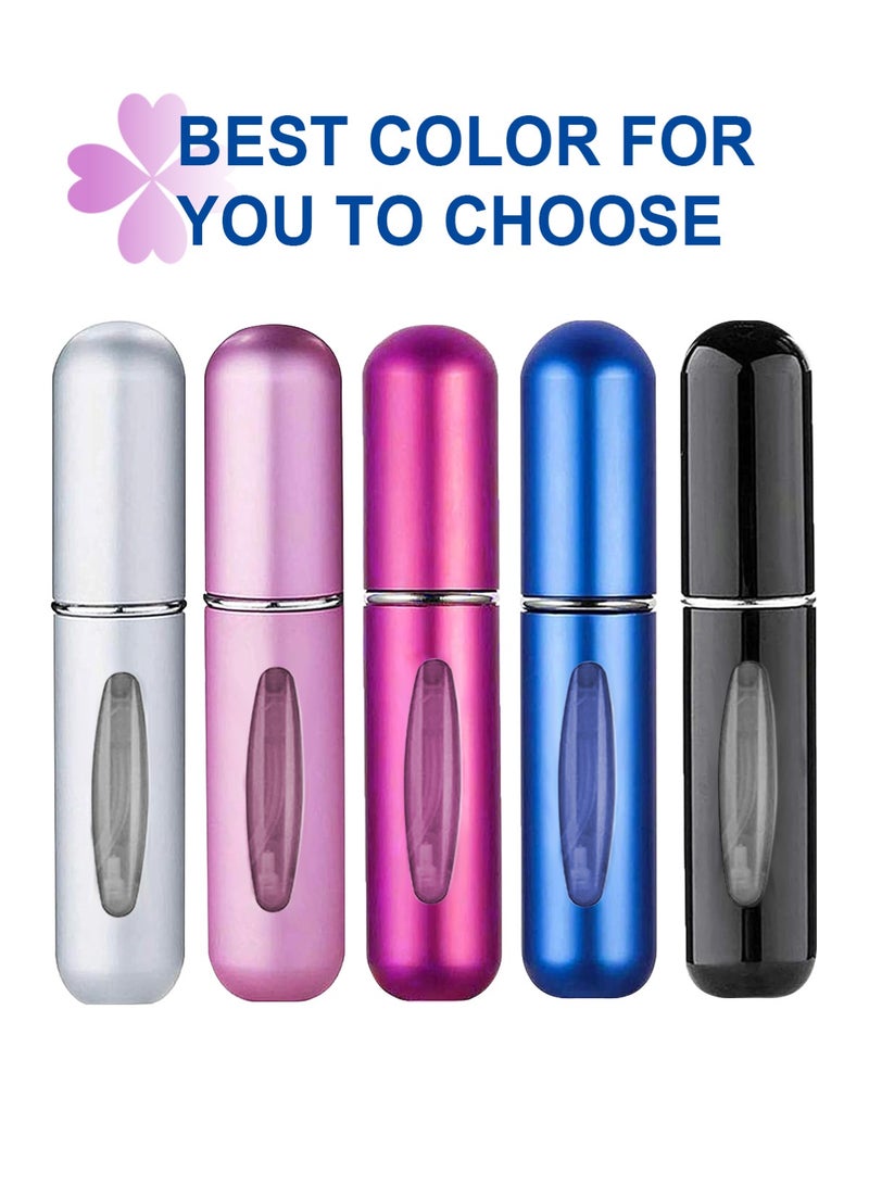 هومار كيت بخاخ عطر قابل لإعادة التعبئة، 10 قطع، زجاجة سفر صغيرة، بخاخ عطر محمول، عبوة عطر فارغة للاستخدام بعد الحلاقة، العطلات والسهرات - Image 4