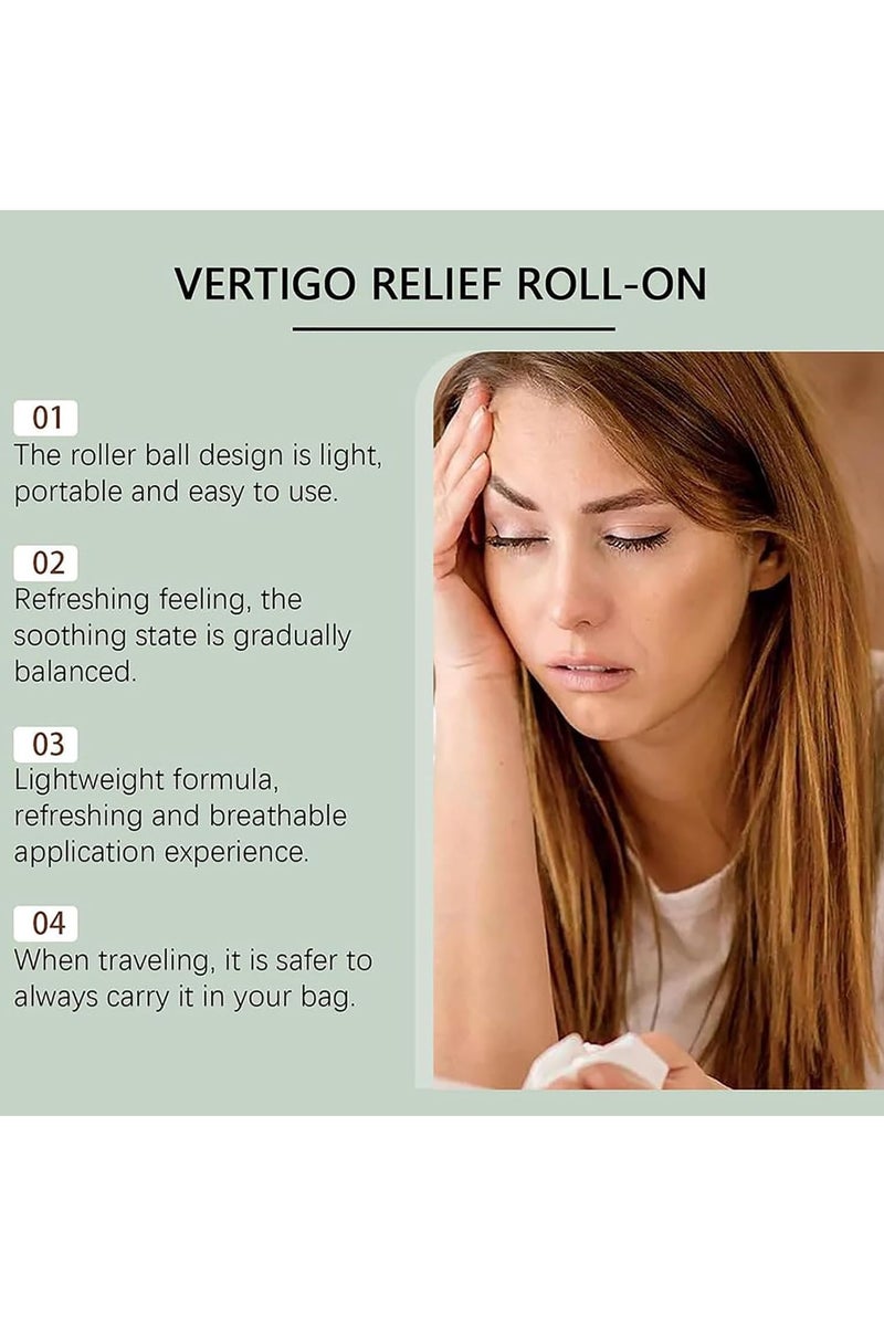 ATRJSZ VertiSooth Anti-Dizzy Roll-On, VertiSoothe Roll-On Antimareos, Fast-Acting Essential Oils, Natural Ingredients Can Quickly Relieve Dizziness - Image 3