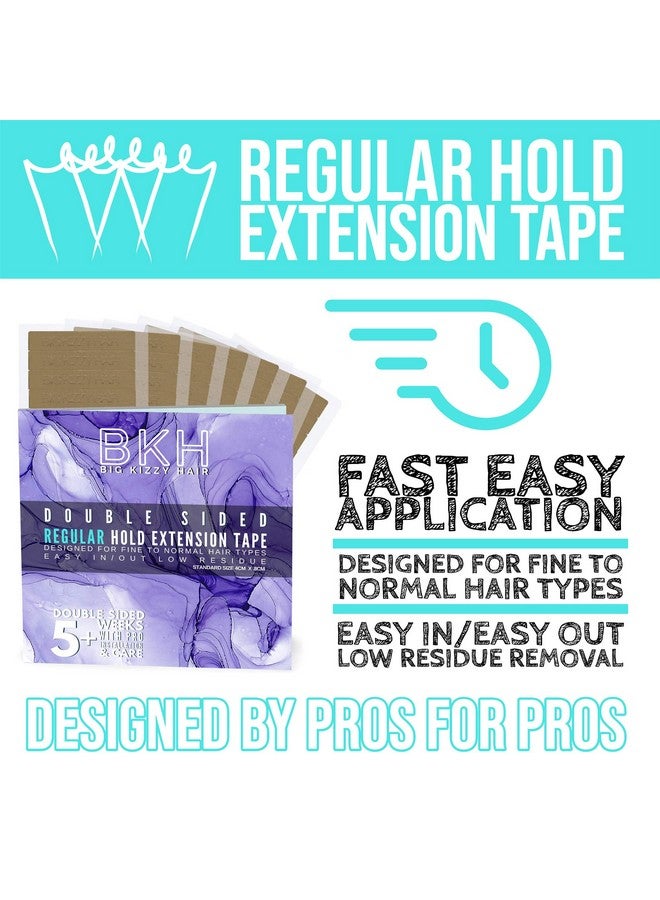 Big Kizzy Remover 1 Release & Reuse Tape Hair Extension Remover + Double Sided Regular Hold Hair Extension Tape 4Cm X .8Cm Fits Most - Image 4