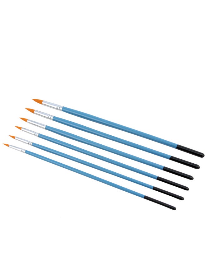 For Shine Fenshang Nylon Watercolor Brushes 6-Pack, Pointed Tip Watercolor Paint Brushes, Line Drawing Brushes, Acrylic Paint Brushes, Student Art Paint Brushes For Drawing 1-6 - Image 2