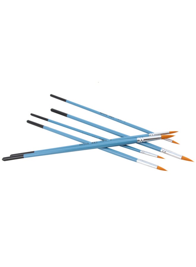 For Shine Fenshang Nylon Watercolor Brushes 6-Pack, Pointed Tip Watercolor Paint Brushes, Line Drawing Brushes, Acrylic Paint Brushes, Student Art Paint Brushes For Drawing 1-6 - Image 3