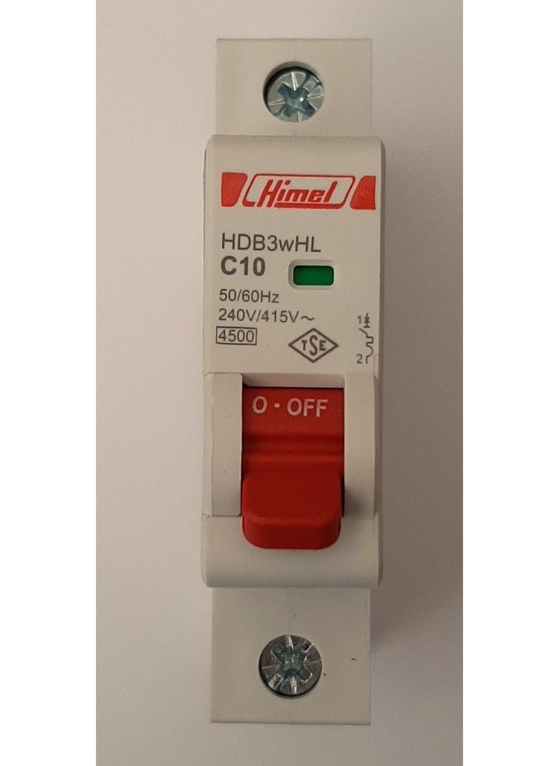 Himel - 1X10A Type C 4.5ka Auto FUSE-HDB3WHL1C10 - Image 1