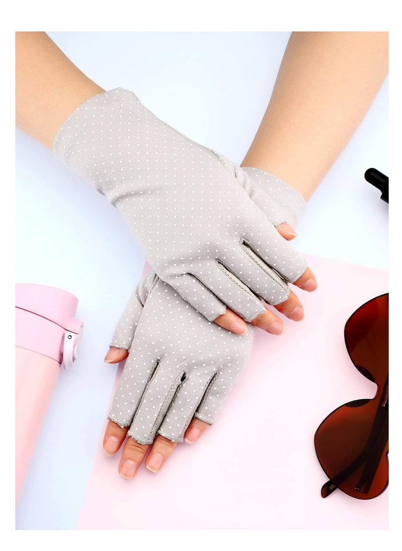 MahMir® UV Protection Driving Gloves Fingerless Gloves Non Slip Summer Outdoor Gloves for Women and Girls (Grey) - pzsku/Z78DC3F71F3735264185FZ/45/_/1716818162/8c213604-4d0c-49c2-8015-4c86b16ee622