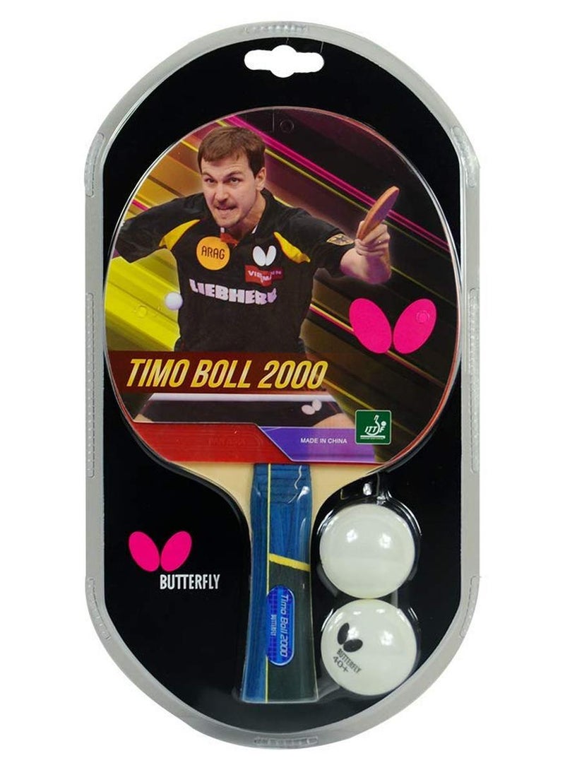 BUTTERFLY 8829 مضرب تنس طاولة تيمو بول 2000 (متعدد الألوان) - Image 1
