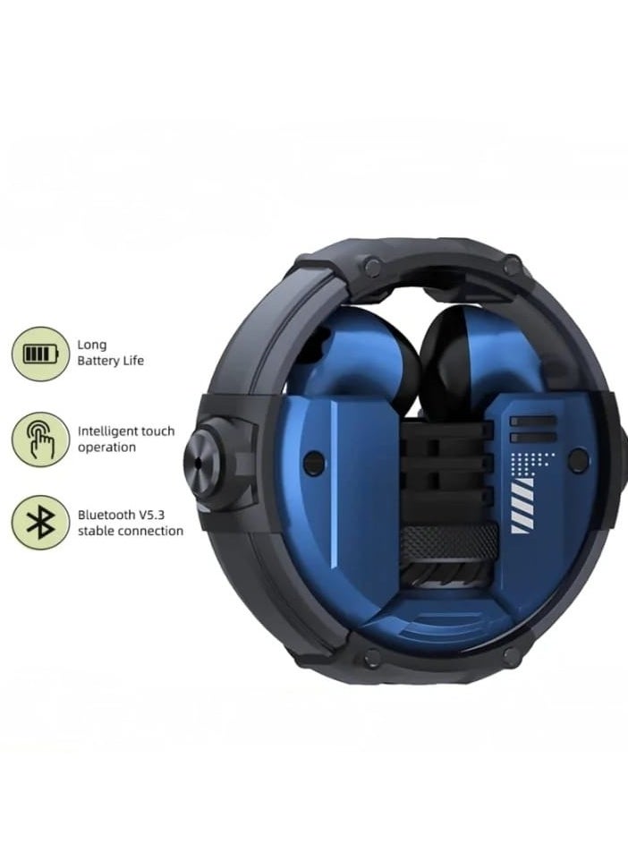 Generic - Wireless Gaming Earphones  XKT10 Navy Blue Gamer Headset Waterproof TWS Noise Reduction With Microphone Sports Earbud - Image 1