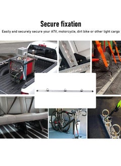 Generic 1 Pair Aluminum L Track Rail 100cm Cargo Securing Lashing Rail L Track Tie Down System Kit with Round Stud Fittings  - Image 4