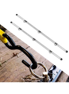 Generic 1 Pair Aluminum L Track Rail 100cm Cargo Securing Lashing Rail L Track Tie Down System Kit with Round Stud Fittings  - Image 5