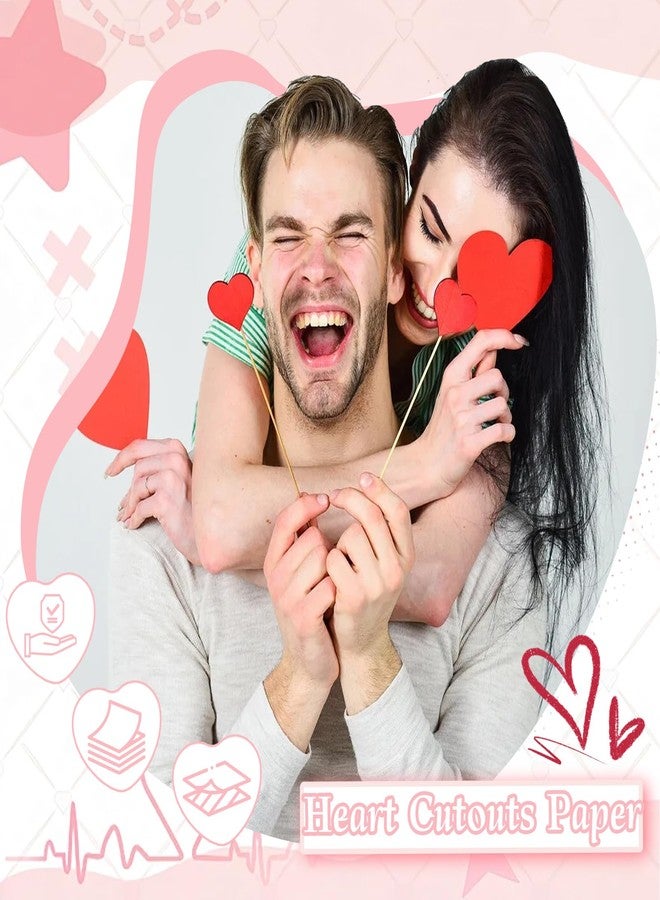 Bazyrock 108 Pcs Heart Cutout Paper, 9 Colors Heart Shapes 3.93 x 3.93 in, Classroom Bulletin Board Decorations for School and Valentine’s Day Crafts - Image 4