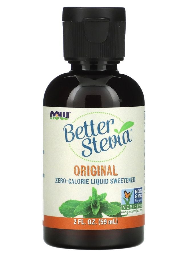 now Better Stevia Zero-Calorie Liquid Sweetener Original 2 fl oz (59 ml)