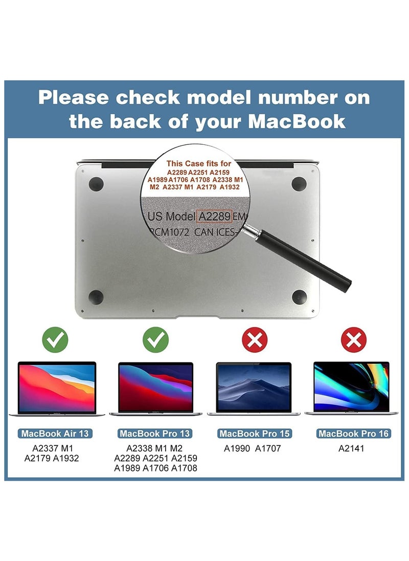 Mufaens Screen Protector Compatible with New MacBook Pro 13-Inch with/without Touch Bar Models:-A2289/A2251/A2159/A1706/A1708, & Compatible with New MacBook Air 13-Inch With Retina Display & Touch ID Models:- A2338 M2/ A2337 M1, A2179/A1932, Clear  - Image 2
