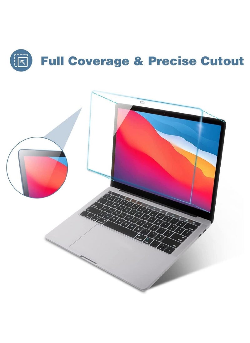 Mufaens Screen Protector Compatible with New MacBook Pro 13-Inch with/without Touch Bar Models:-A2289/A2251/A2159/A1706/A1708, & Compatible with New MacBook Air 13-Inch With Retina Display & Touch ID Models:- A2338 M2/ A2337 M1, A2179/A1932, Clear  - Image 4