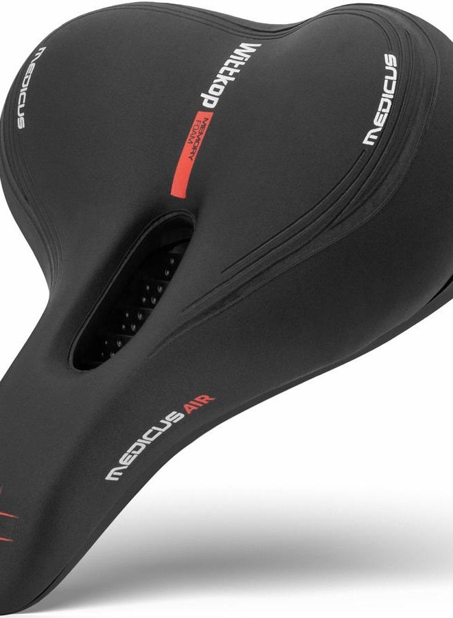 Wittkop مقعد دراجة [مدينة] مقعد دراجة رياضية للرجال والنساء، Saddle دراجة مقاوم للماء مع مفهوم مبتكر 5 مناطق - Image 1