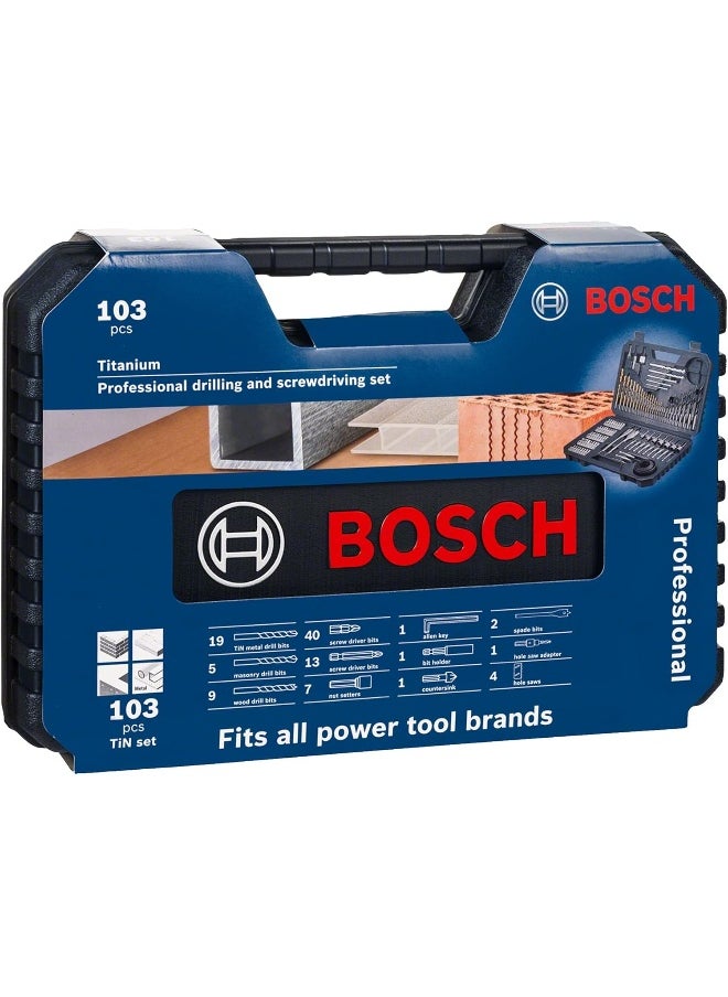 BOSCH Bosch 2608594070 Mixed Accessory Set (103 Piece), Black  - Image 4