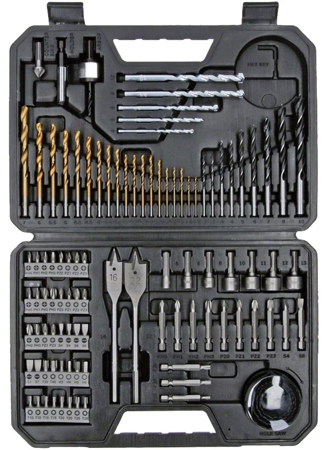 BOSCH Bosch 2608594070 Mixed Accessory Set (103 Piece), Black  - Image 2