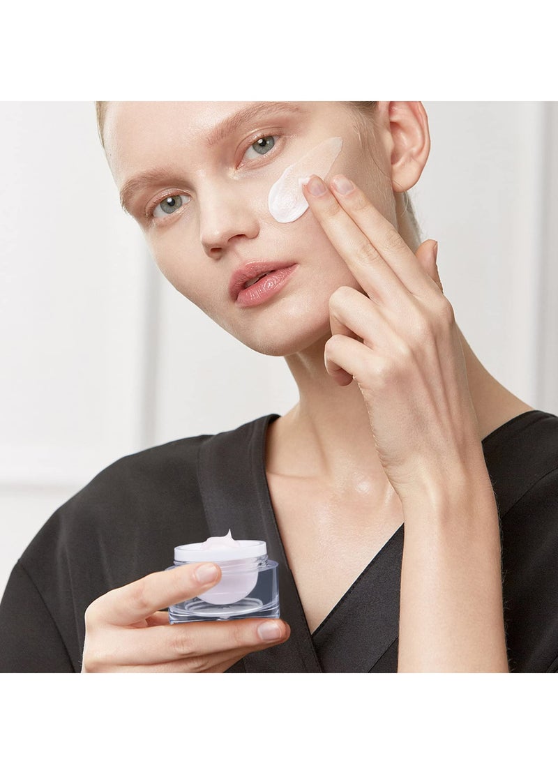 SOLARAE 6 pcs Plastic Cream Jars 10 Gram Clear Lotion Travel Containers with Lids with Inner Liners Leakproof Wide-Mouth for Toiletry Makeup Cream Liquid Slime(0.35oz White) - Image 2