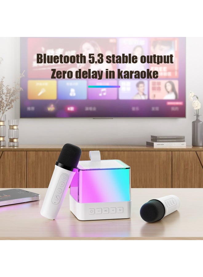 نيوترل K18 مايكروفون لاسلكي بلوتوث سماعات منزلية أضواء ملونة جو عائلي كاريوكي متكامل كيجي باو - Image 4