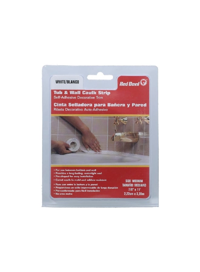 Self Adhesive Professional Caulk Strip 7/8 x 132 Inch 150