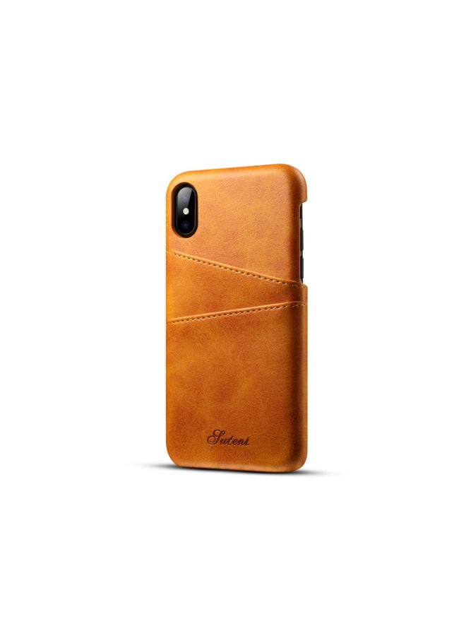 For Apple Genuine Leather Business Phone Case  iPhone 11 Pro 