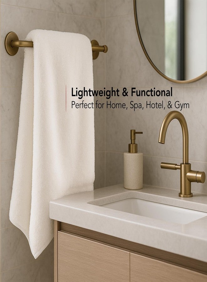 OVENTE 6 Piece Ultra Soft Bath Towels, Highly Absorbent, Quick Dry and Plush Shower Towels, Classic Luxury Bathroom Towel Set Includes 2 Bath Towels, 2 Hand Towels and 2 Washcloths, White BTF01006W - Image 5