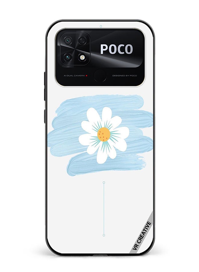 VR CREATIVE Protective Case Cover For Xiaomi Poco C40 Flower Design Multicolour - Image 1