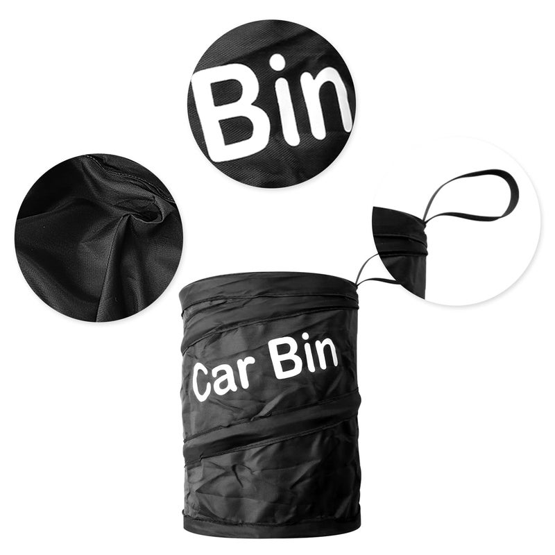Tabanzhe Portable Collapsible Car Rubbish Storage Bin - Waterproof Leak-Proof Trash Can - Image 3