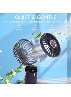 Handheld Portable Fan Quiet Small Window Fan 5000Mah Usb Rechargeable Personal Fan Battery Operated Small Fan With 5 Speeds For Home Travel Commute Makeup Office Blue - pzsku/Z78DCFF301FD058416FB9Z/45/_/1719633421/7f015be2-b93e-485c-9f2e-9a890f462fcd