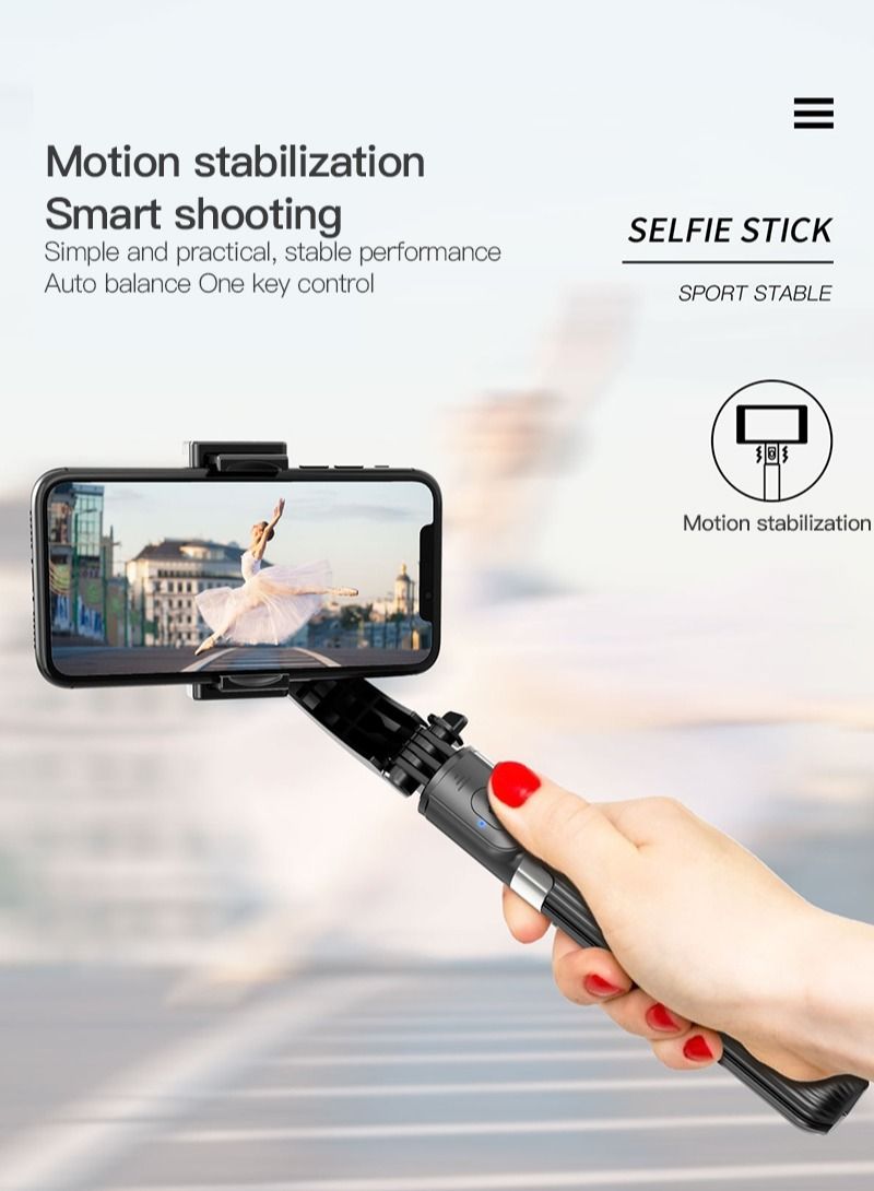 Sharpdo Multi-function Bluetooth Mobile Phone Selfie Stick Gimbal Single-axis Anti-shake Tripod - Image 5