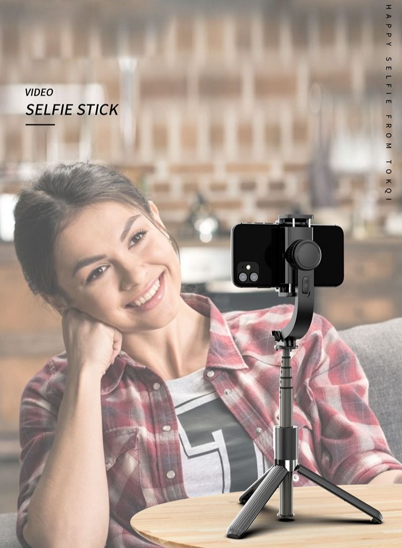 Sharpdo Multi-function Bluetooth Mobile Phone Selfie Stick Gimbal Single-axis Anti-shake Tripod - Image 4