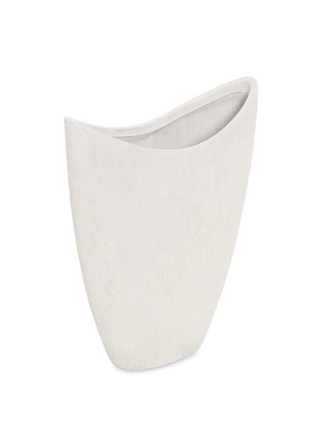 Modern Pottery Pot, White - 33X41 Cm