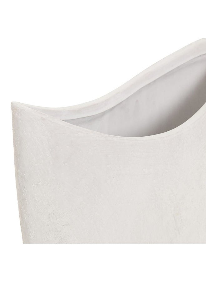 Modern Pottery Pot, White - 33X41 Cm