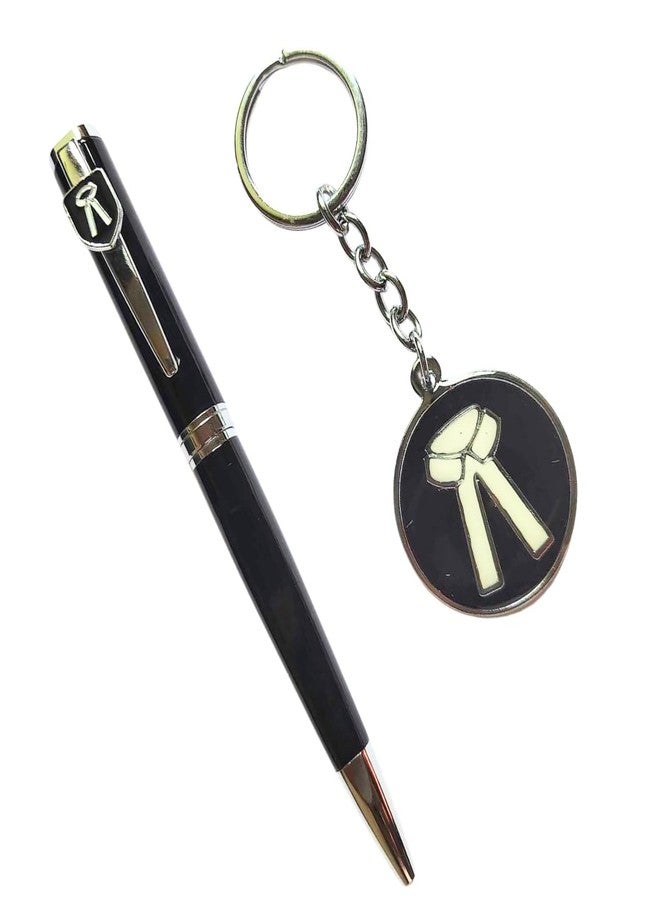 CrownLit Advocate Lawyer Pen & Keychain Combo, 2-in-1 Metal Pen with 3D Symbol, Giftable Corporate Box, Gift for Legal Profession - Image 5