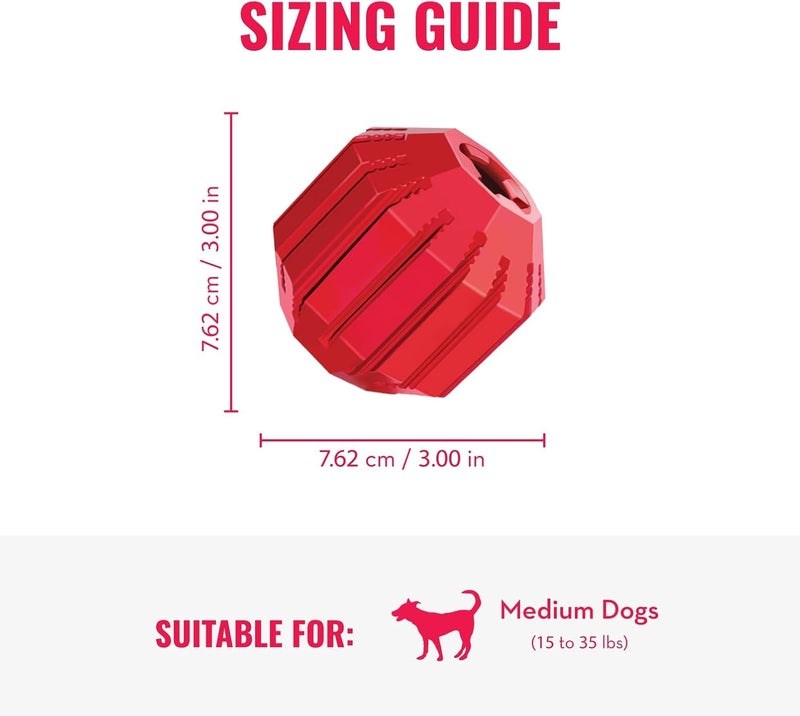 KONG Stuff-A-Ball Dog Toy for Medium Dogs - Durable Chew Toy with Treat Dispensing Feature - Image 4