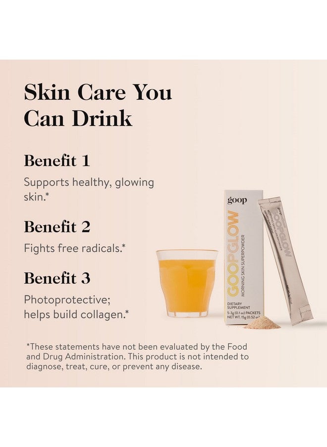 جووب مشروب الجمال الصباحي للبشرة من جوب | مسحوق مشروب للحماية من علامات الشيخوخة | فيتامين سي وفيتامين إي ومكمل كيو 10 | نكهة الليمون والبرتقال | خالٍ من الكائنات المعدلة وراثيًا وخالي من الجلوتين ونباتي | عبوة من 30 مشروبًا - Image 2