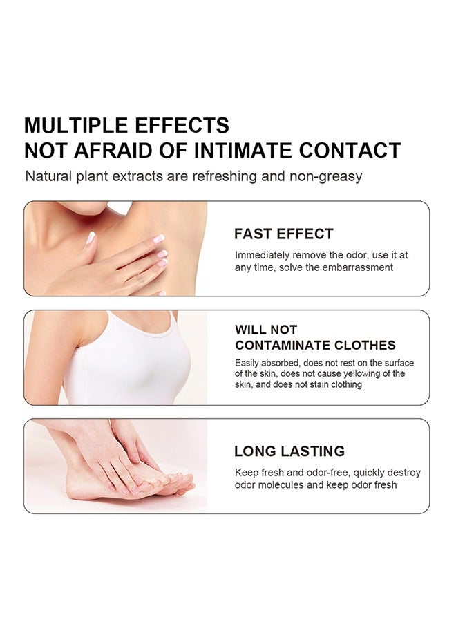 ليكرين مزيل العرق لكامل الجسم كريم غير مرئي ، غسول مزيل عرق خال من الألومنيوم ، كريم مزيل عرق تحت الإبط (مزيل عرق 72 ساعة) ، مزيل عرق جل شفاف مضاد للتعرق ، بدون صودا الخبز (بدون عطر) - Image 4