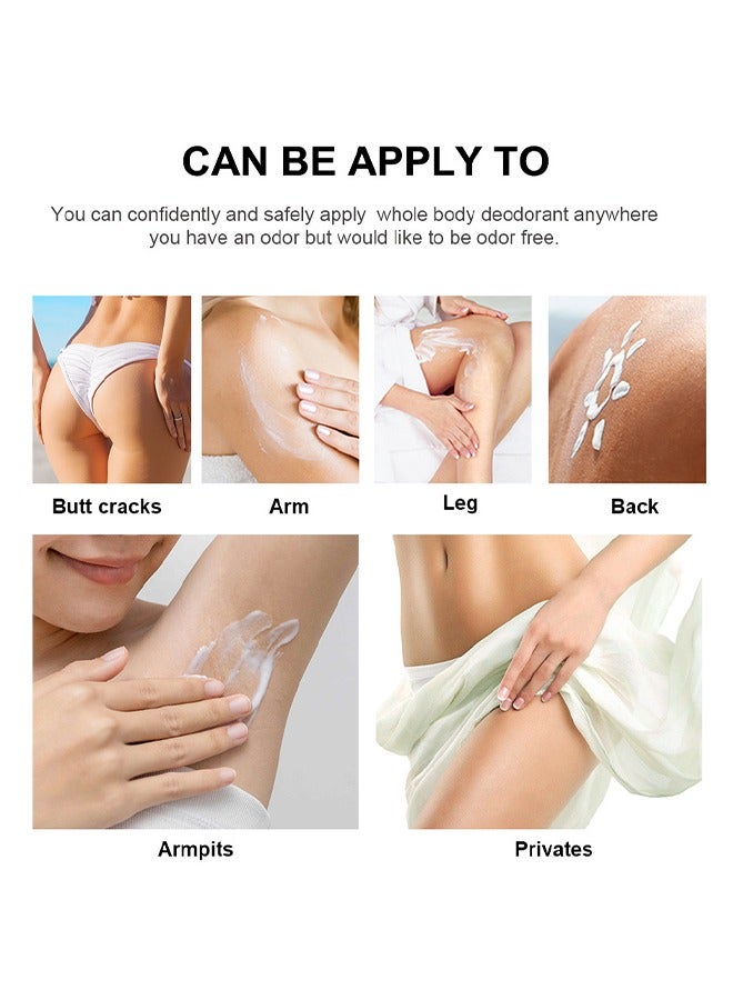 ليكرين مزيل العرق لكامل الجسم كريم غير مرئي ، غسول مزيل عرق خال من الألومنيوم ، كريم مزيل عرق تحت الإبط (مزيل عرق 72 ساعة) ، مزيل عرق جل شفاف مضاد للتعرق ، بدون صودا الخبز (بدون عطر) - Image 5