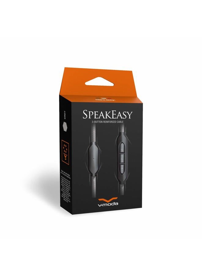 V-MODA Speakeasy 3-Button Reinforced Cable - Grey - Image 4
