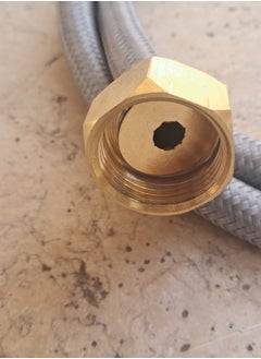 Generic 2.5 meter hose for washing machines, stainless and Teflon gaskets and elbow set  - Image 5