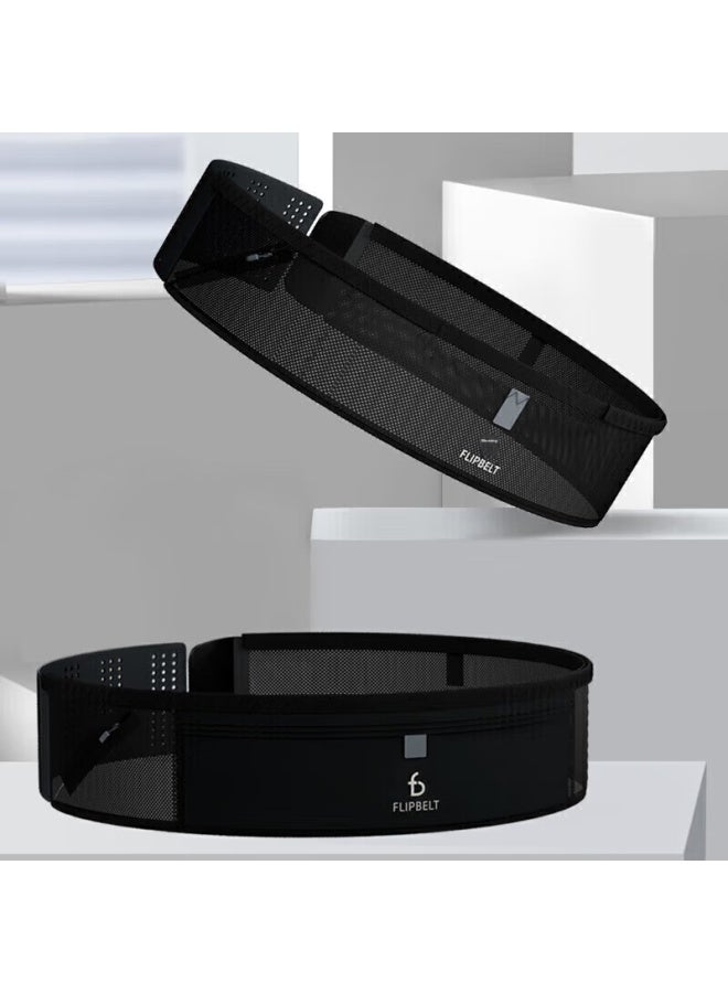 فليب بلت Flipbelt Air حزام خصر متعدد الوظائف للهواء الطلق، للرجال والنساء، معدات اللياقة البدنية والماراثون، غير مرئي، Deep Blue - Image 5