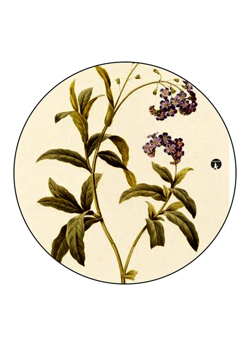 Flowers Printed Mouse Pad  Multicolour