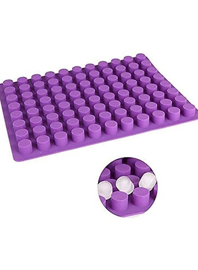 قوالب كعك الجبن الصغيرة المستديرة 88 تجويف قوالب سيليكون للخبز للشوكولاتة والترافل والهلام والحلويات - Image 2