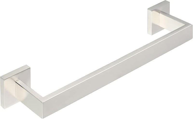 Brushed Stainless Steel Towel Rack 30cm Wall Mounted Bathroom Storage Bar Holder - Image 1
