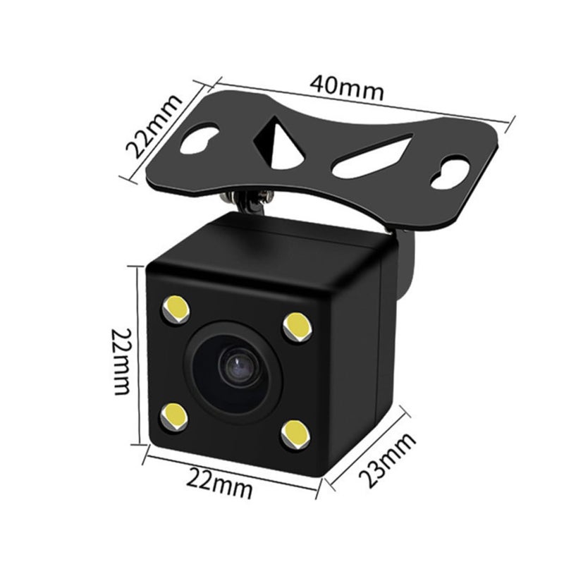 Adjustable Square Backup Camera Mount 170 Degree Wide Angle Night Vision for Cars SUVs Trucks - Image 3