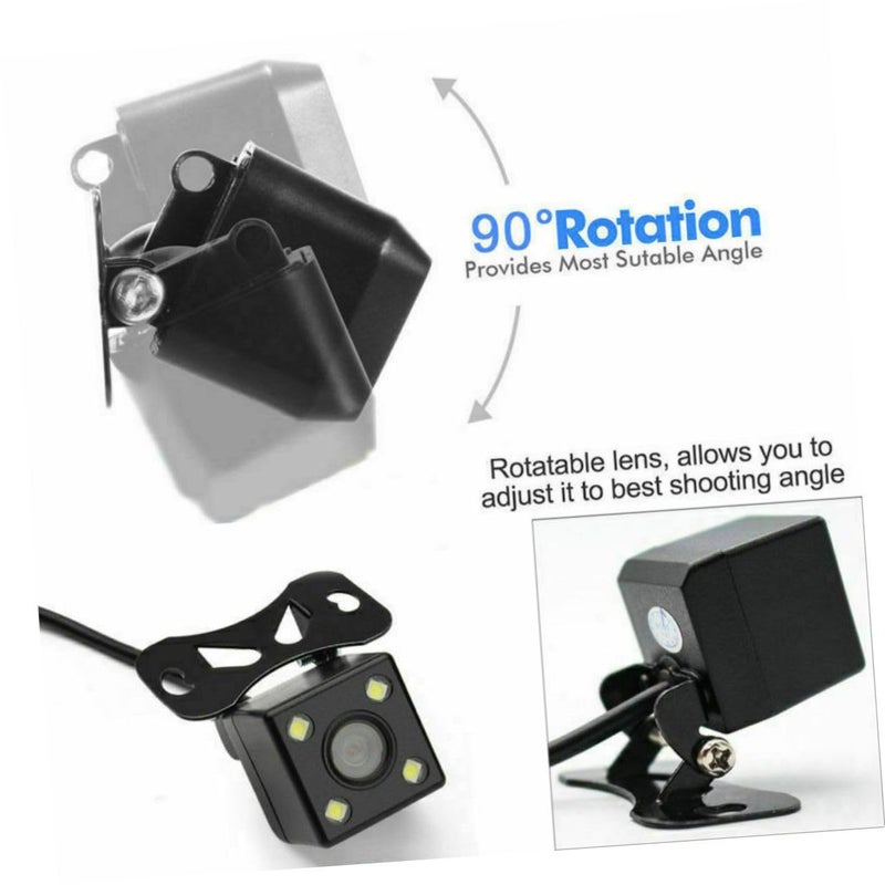 Adjustable Square Backup Camera Mount 170 Degree Wide Angle Night Vision for Cars SUVs Trucks - Image 4